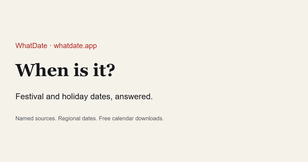 WhatDate website preview